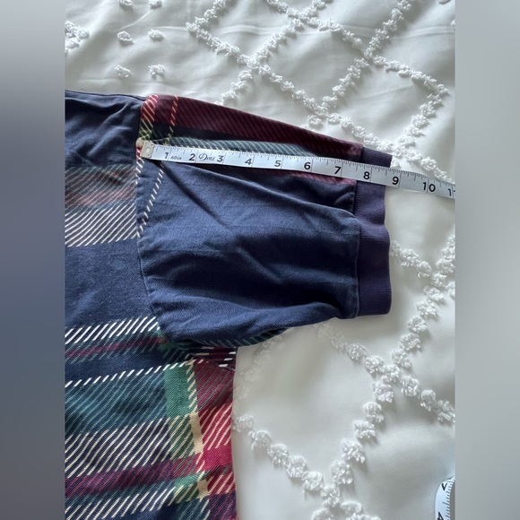 Vintage 90s Chaps Ralph Lauren Plaid Polo Shirt Size M Boxy Cotton Blue Red - Picture 11 of 11